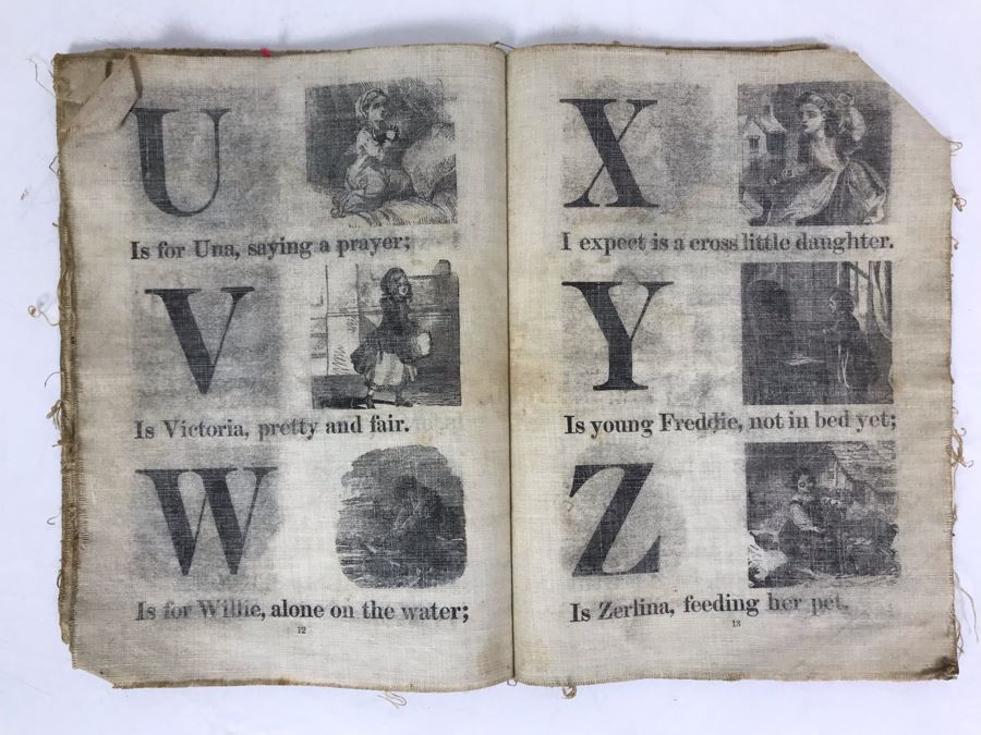 Antique 1879 My Indestructible ABC Book Edited By Uncle Herbert J. B. Lippincott & Co [Photo 11]