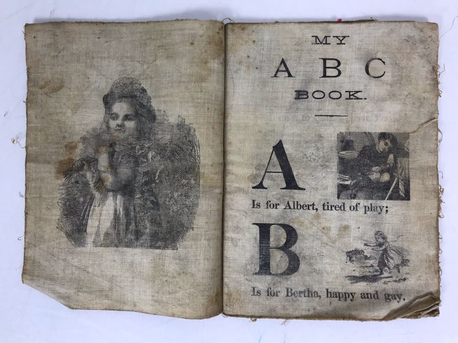 Antique 1879 My Indestructible ABC Book Edited By Uncle Herbert J. B. Lippincott & Co [Photo 7]