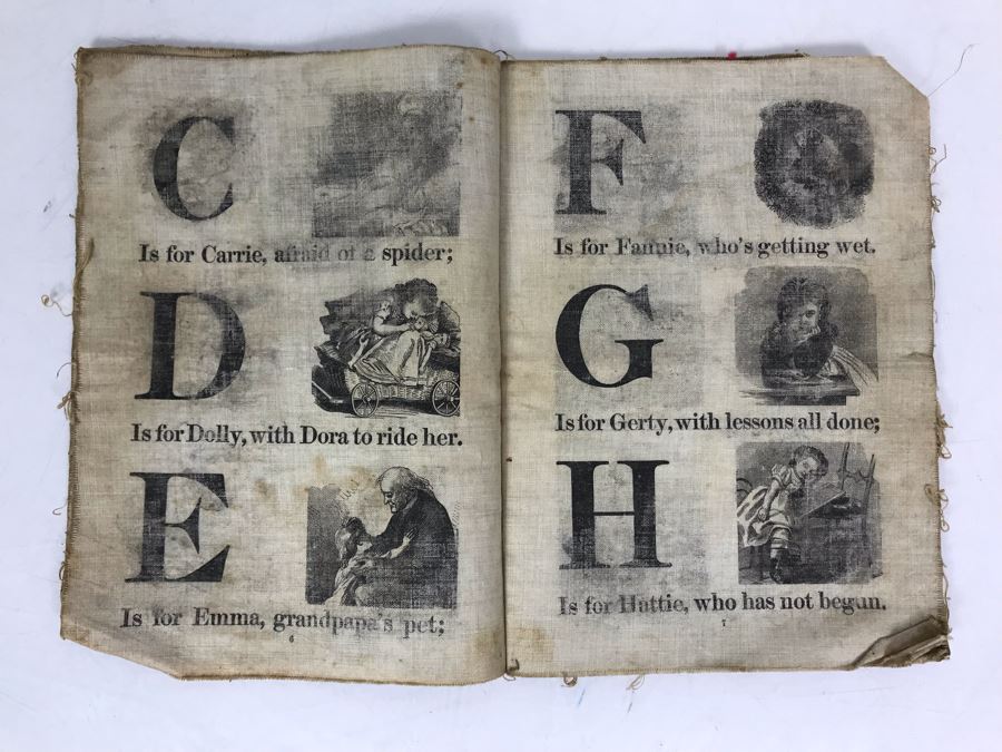 Antique 1879 My Indestructible ABC Book Edited By Uncle Herbert J. B. Lippincott & Co [Photo 8]