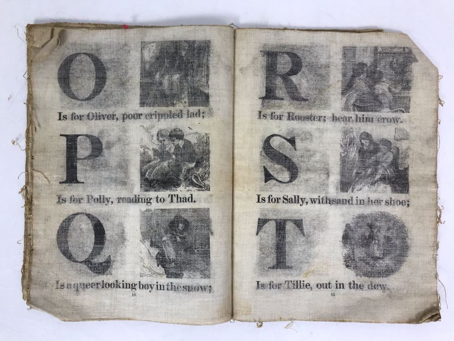 Antique 1879 My Indestructible ABC Book Edited By Uncle Herbert J. B. Lippincott & Co [Photo 10]