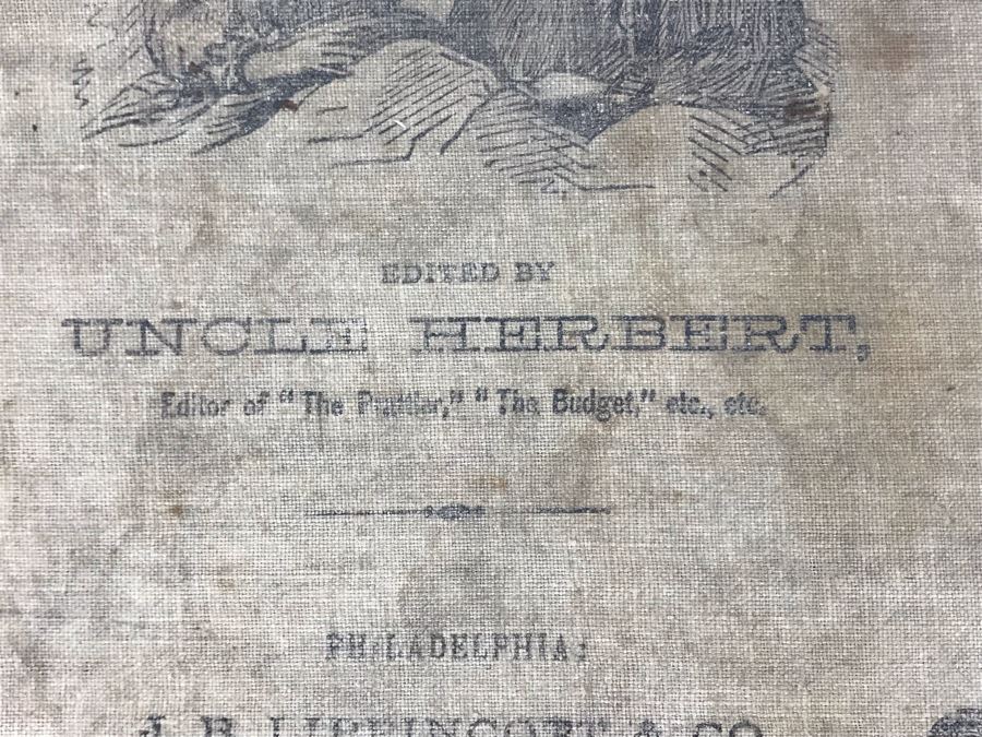 Antique 1879 My Indestructible ABC Book Edited By Uncle Herbert J. B. Lippincott & Co [Photo 3]