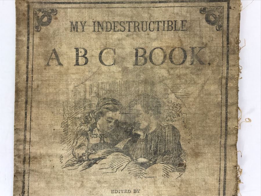 Antique 1879 My Indestructible ABC Book Edited By Uncle Herbert J. B. Lippincott & Co [Photo 2]