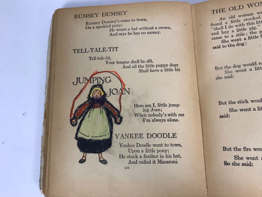 1915 The Complete Mother Goose Book And 1917 Mother Goose And Other Tales Book [Photo 9]