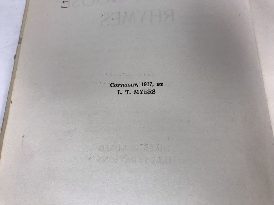 1915 The Complete Mother Goose Book And 1917 Mother Goose And Other Tales Book [Photo 11]