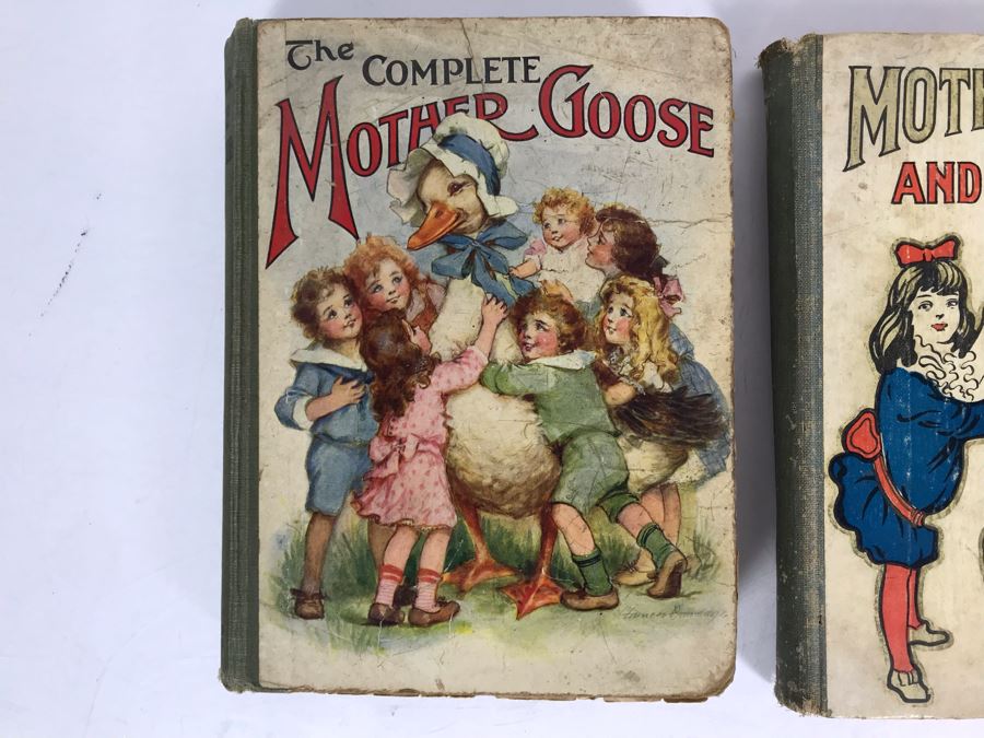 1915 The Complete Mother Goose Book And 1917 Mother Goose And Other Tales Book [Photo 2]