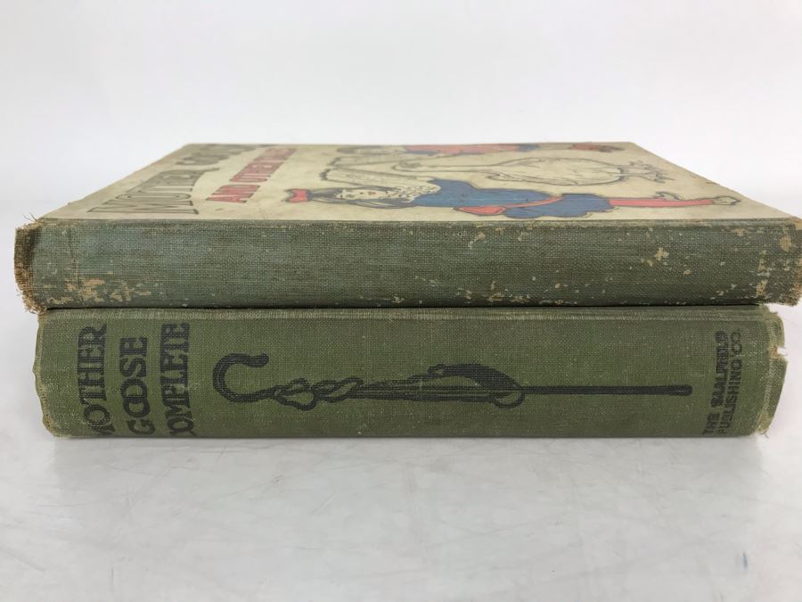1915 The Complete Mother Goose Book And 1917 Mother Goose And Other Tales Book [Photo 4]