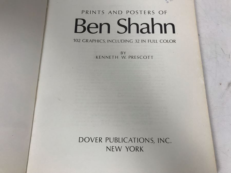 Prints And Posters Of Ben Shahn Book By Kenneth W. Prescott [Photo 3]