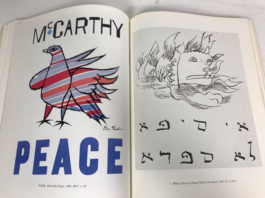 ショッピング販売品 Ben Shahn、McCarthy Peace、大判希少画集画、新品