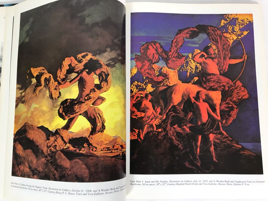 First Printing 1973 Maxfield Parrish Coffee Table Artist Book By Coy Ludwig [Photo 6]