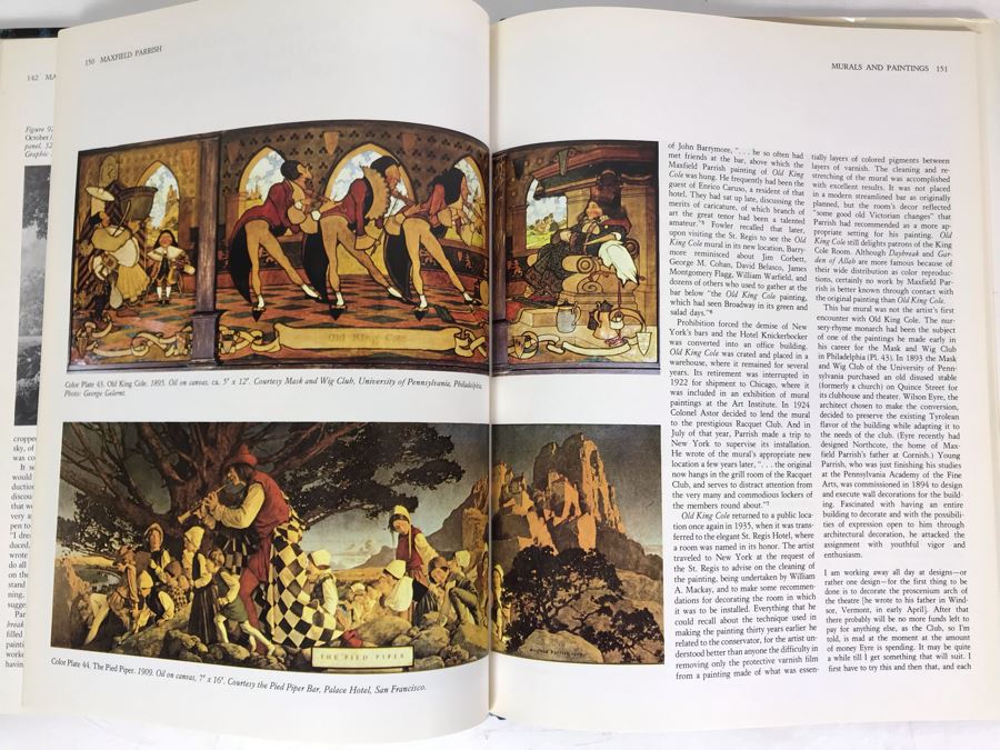 First Printing 1973 Maxfield Parrish Coffee Table Artist Book By Coy Ludwig [Photo 8]