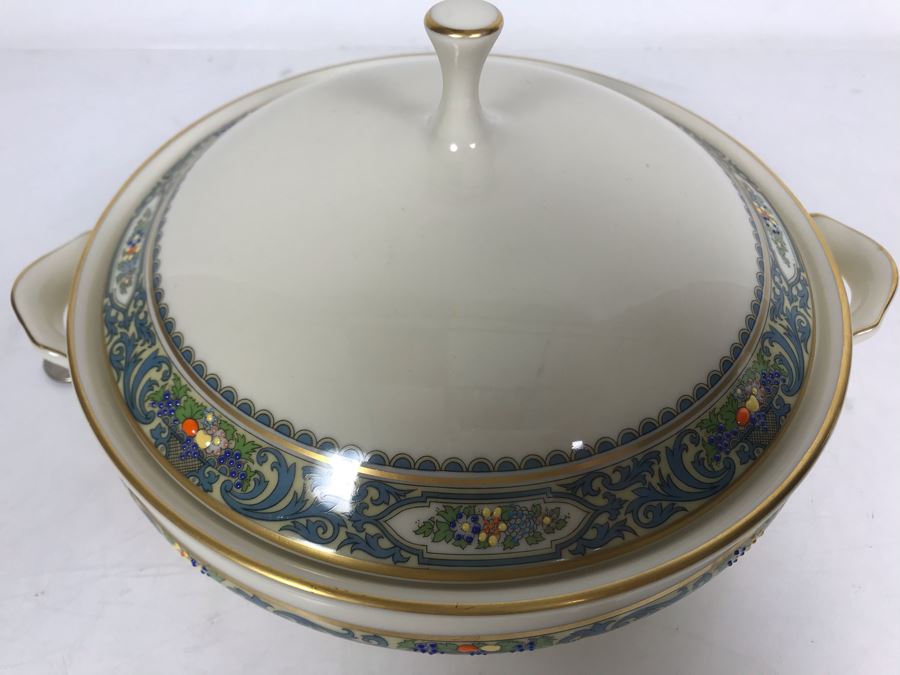 Lenox Autumn Pattern Gold Rim China Round Covered Vegetable Replacements Value $319 [Photo 4]