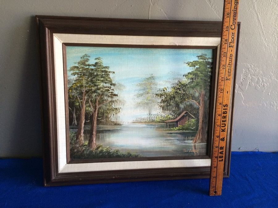 Original Landscape (Swamp Scene) Painting - Paul Samson [Photo 5]