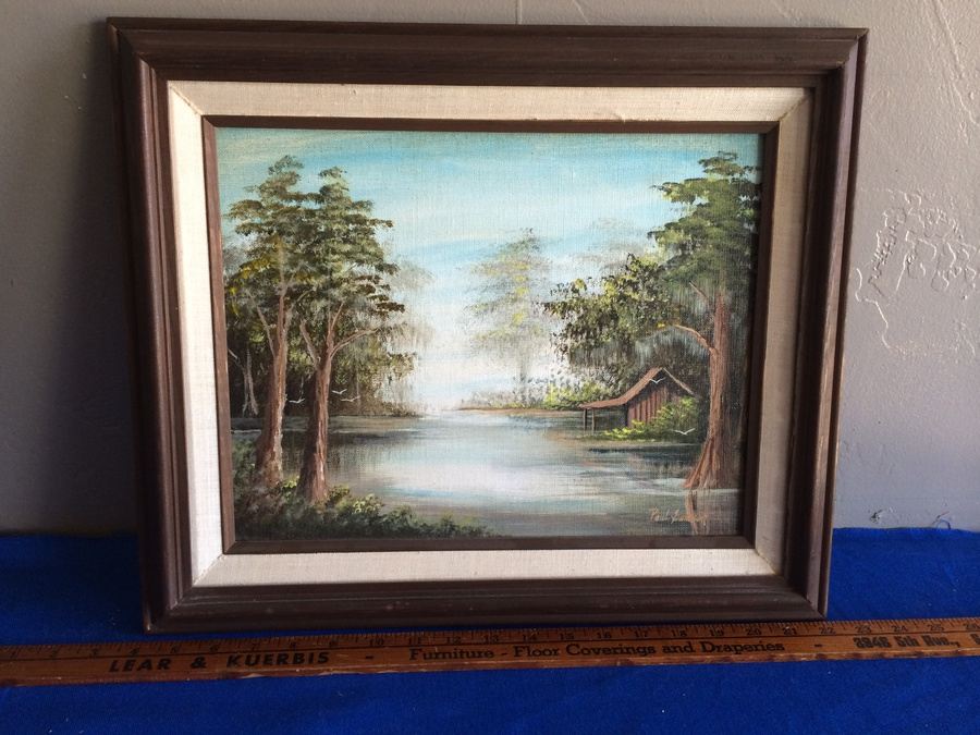 Original Landscape (Swamp Scene) Painting - Paul Samson [Photo 1]