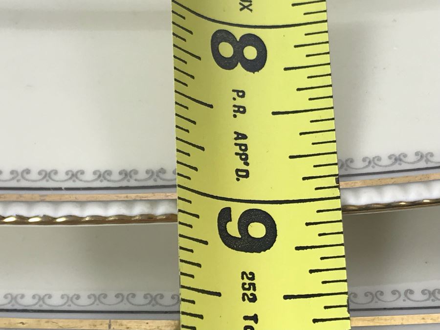 Pair Of Oval Platters and Lidded Sugar Jar By Bavaria Tirschenreuth Germany (Larger Platter Is 15.5W) [Photo 11]