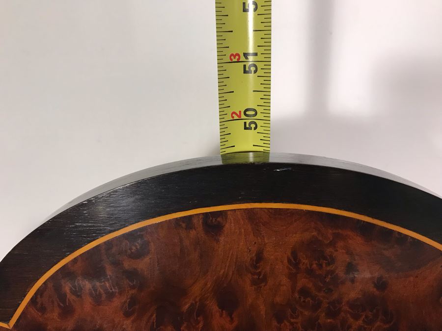 Stunning Antique French 3-Drawer Ormolu Mounted Writing Desk Stand With Shelving 28W X 20D X 49H  [Photo 32]