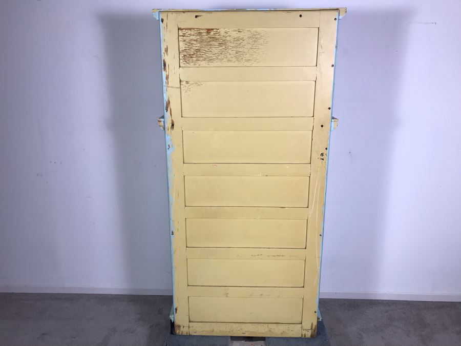 Early 20th Century Antique 15-Drawer Dental Cabinet Metal Drawers With Wooden Frame 30.5W X 13.5D X 61H [Photo 25]