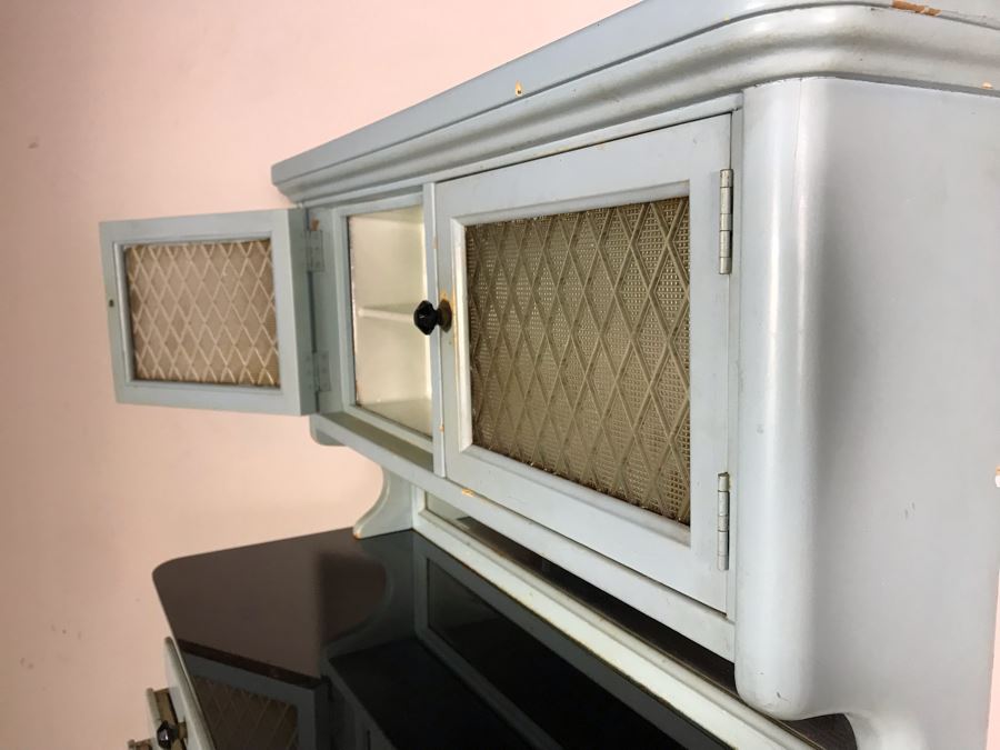 Early 20th Century Antique 15-Drawer Dental Cabinet Metal Drawers With Wooden Frame 30.5W X 13.5D X 61H [Photo 12]