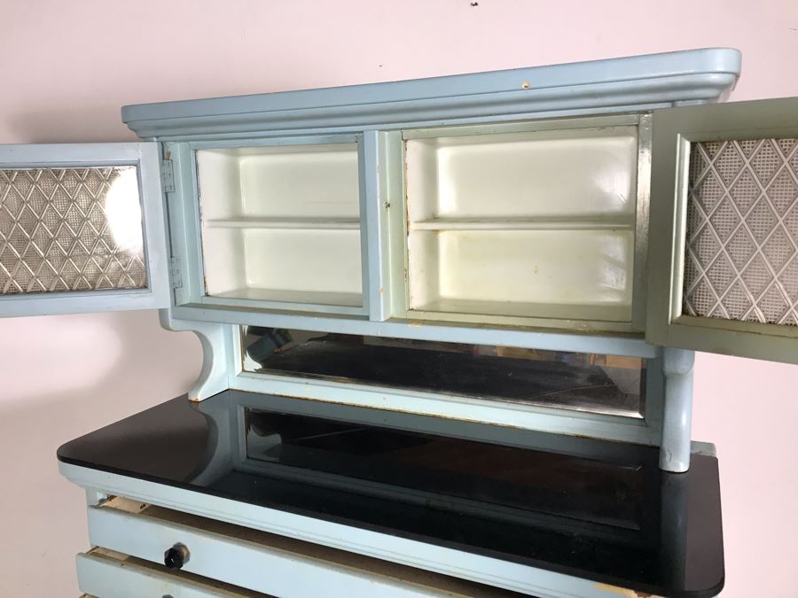 Early 20th Century Antique 15-Drawer Dental Cabinet Metal Drawers With Wooden Frame 30.5W X 13.5D X 61H [Photo 13]