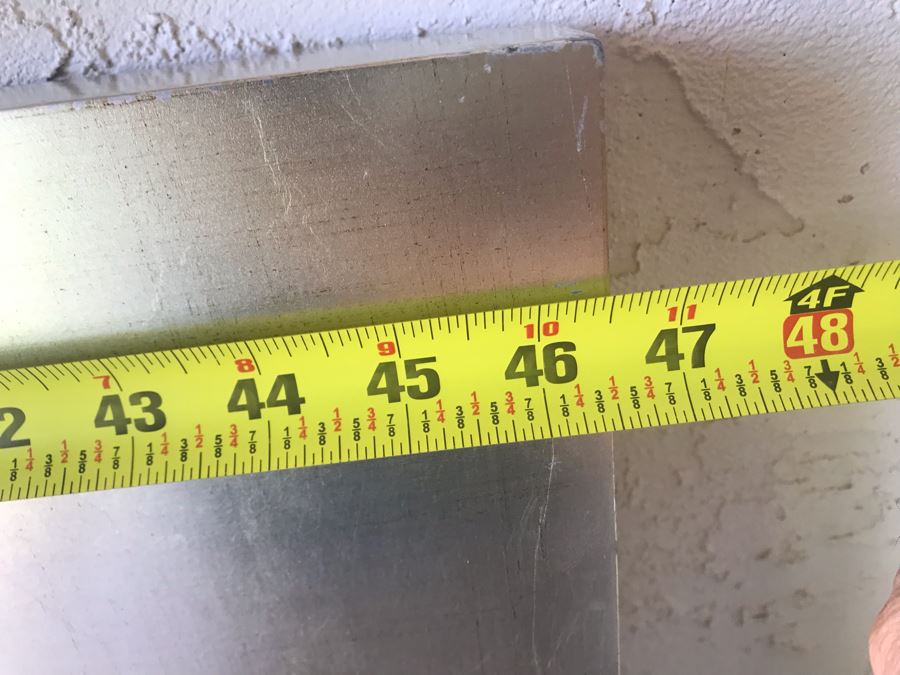 Modern Abstract Trees Print In Large Silver Frame By Uttermost Company 46.5 X 46.5 [Photo 9]