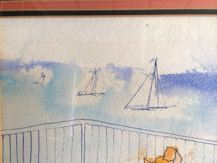 Original Floral Watercolor by Eddleston [Photo 5]