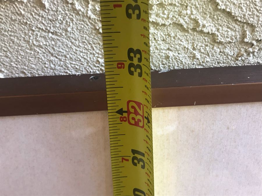 Vintage 1974 Limited Edition Hand Signed Etching By Maidy Morhous Titled 'Autumnal' Depicting Trees And Fallen Leaves Framed 25.5 X 32.5 [Photo 11]