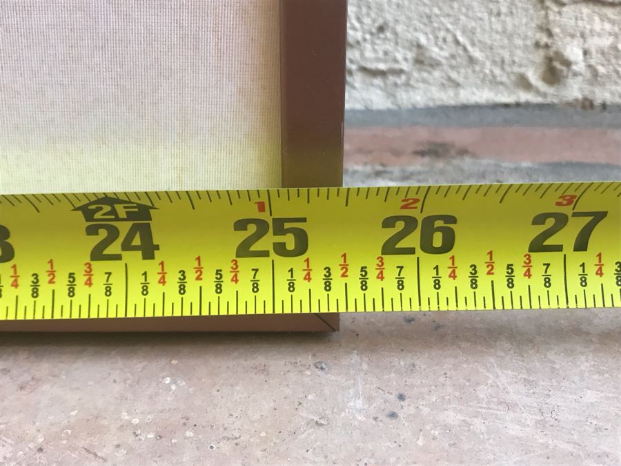 Vintage 1974 Limited Edition Hand Signed Etching By Maidy Morhous Titled 'Autumnal' Depicting Trees And Fallen Leaves Framed 25.5 X 32.5 [Photo 10]