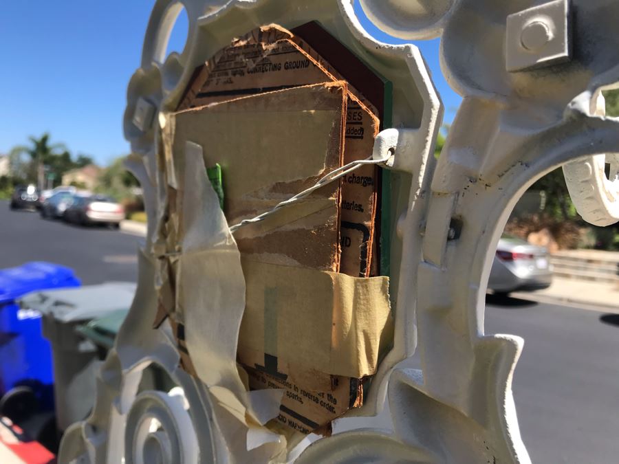 Antique Victorian Cast Iron Hall Tree Coat Rack With Removable Bottom Tray Heavy [Photo 12]