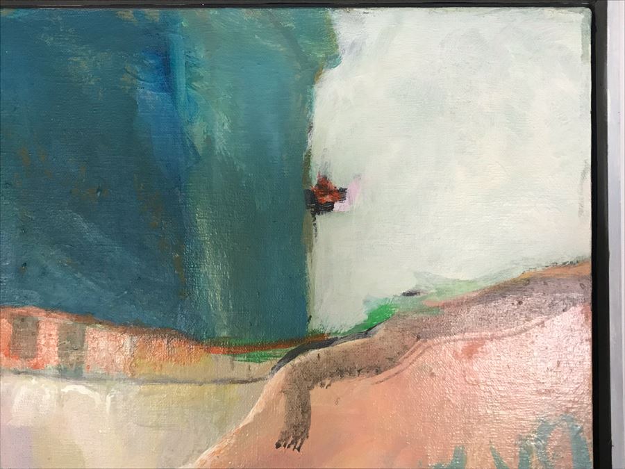 Original Jean Klafs Abstract Expressionist Painting On Canvas Titled 'Canyon De Chelly' 31' X 25' [Photo 6]