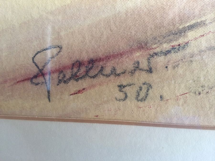 Framed City Landscape Artwork - Artist Uknown [Photo 2]