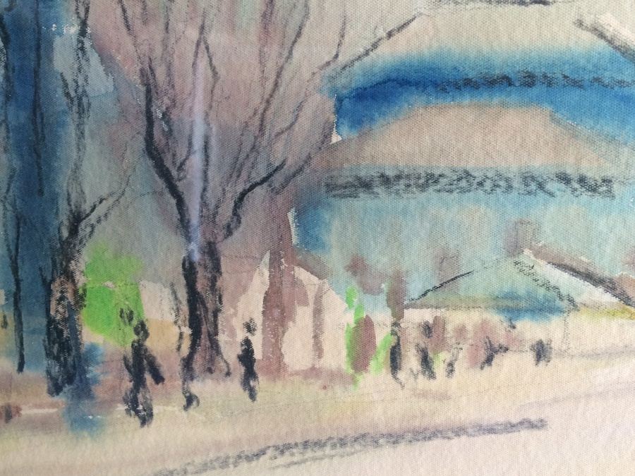 Framed City Landscape Artwork - Artist Uknown [Photo 5]