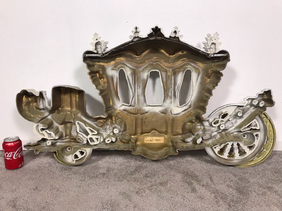 Large Carriage Cinderella Wall Decor By Burwood Products Co 39'W X 6'D X 22'H [Photo 10]