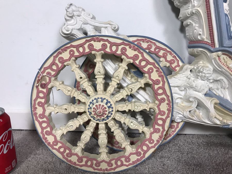 Large Carriage Cinderella Wall Decor By Burwood Products Co 39'W X 6'D X 22'H [Photo 5]