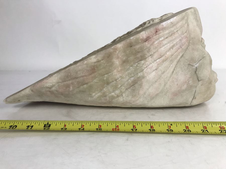 Old Large Carved Stone Figure Head Sculpture 16'W X 6'D X 7'H [Photo 5]