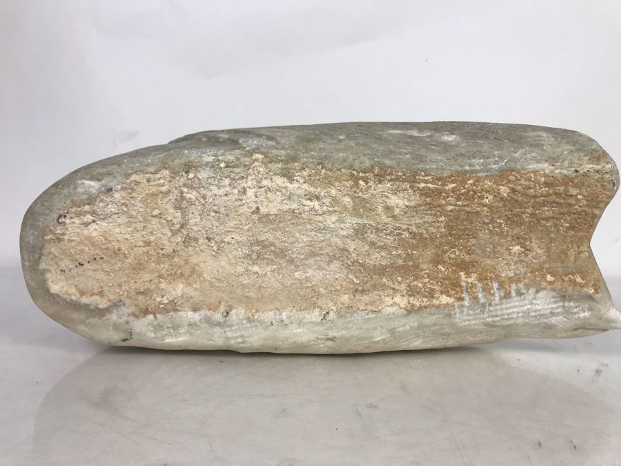 Old Large Carved Stone Figure Head Sculpture 16'W X 6'D X 7'H [Photo 12]