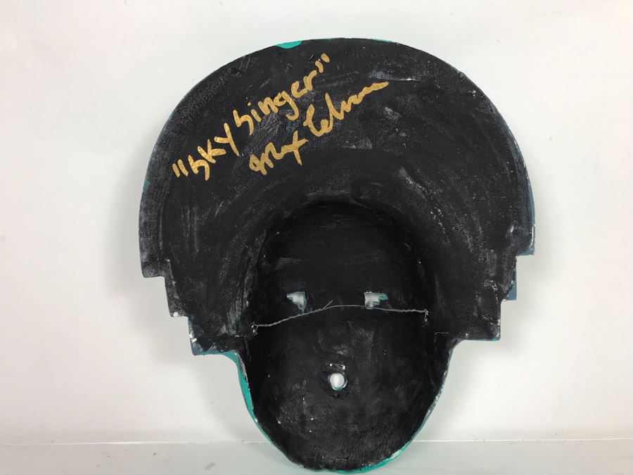 Signed 'Sky Singer' Mask Signature Illegible 11'W X 12'H X 3'D [Photo 5]