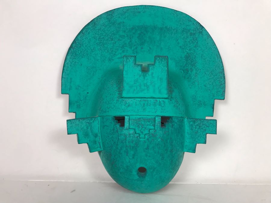 Signed 'Sky Singer' Mask Signature Illegible 11'W X 12'H X 3'D [Photo 2]