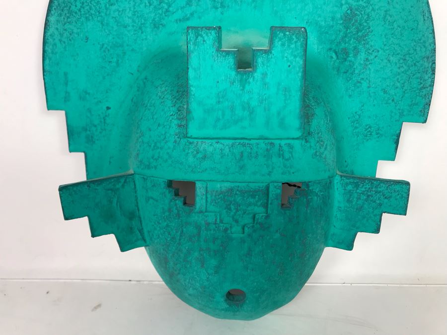 Signed 'Sky Singer' Mask Signature Illegible 11'W X 12'H X 3'D [Photo 3]