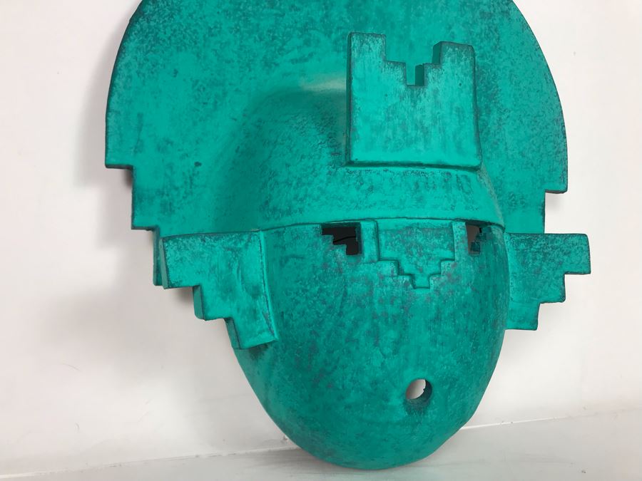 Signed 'Sky Singer' Mask Signature Illegible 11'W X 12'H X 3'D [Photo 4]