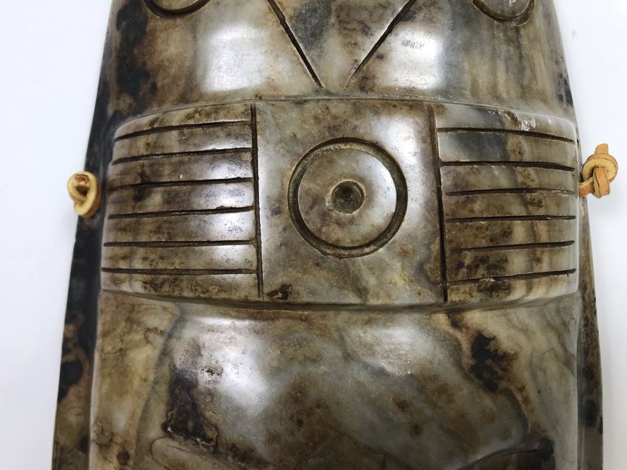 Large Carved Stone Mask 6'W X 12.5'H X 2'D [Photo 9]