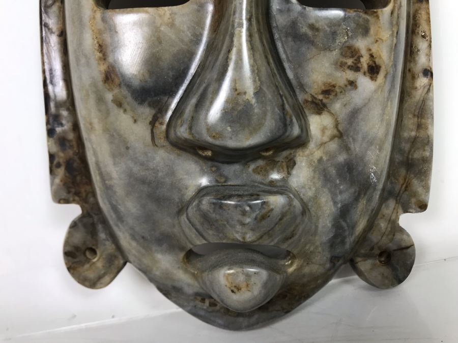 Large Carved Stone Mask 6'W X 12.5'H X 2'D [Photo 11]