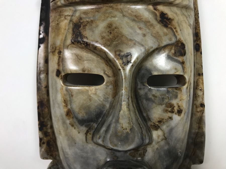 Large Carved Stone Mask 6'W X 12.5'H X 2'D [Photo 10]