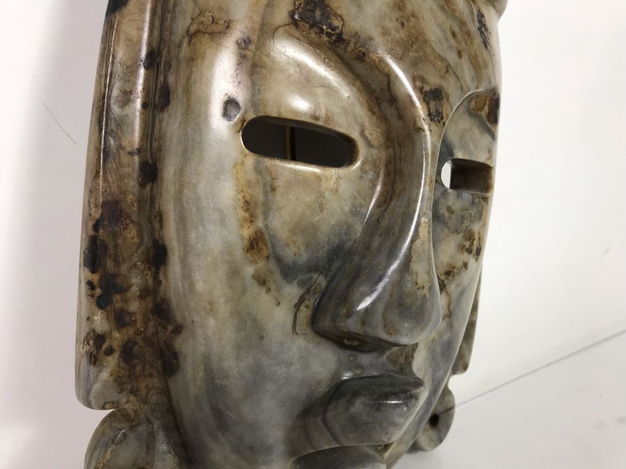 Large Carved Stone Mask 6'W X 12.5'H X 2'D [Photo 12]