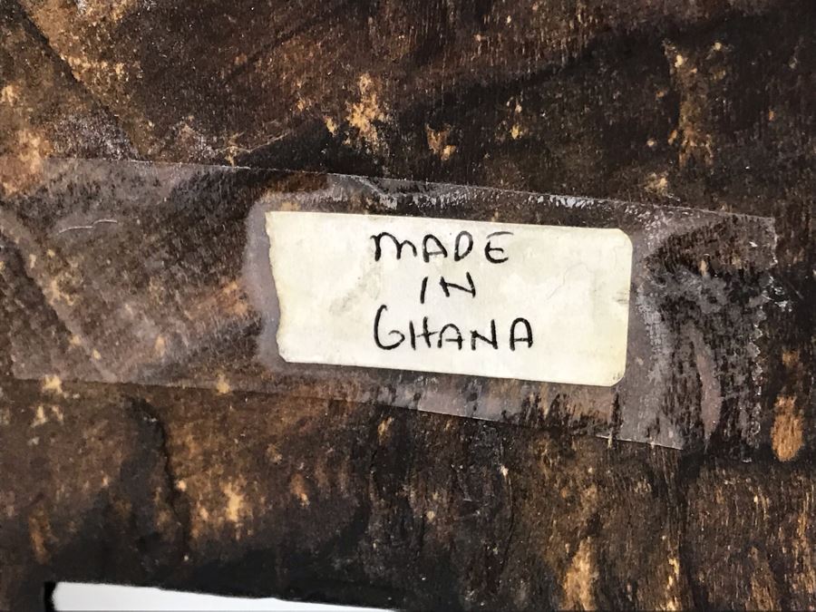 Vintage Ghana African Mask 8.5'W X 9.5'H X 3.5'H [Photo 9]