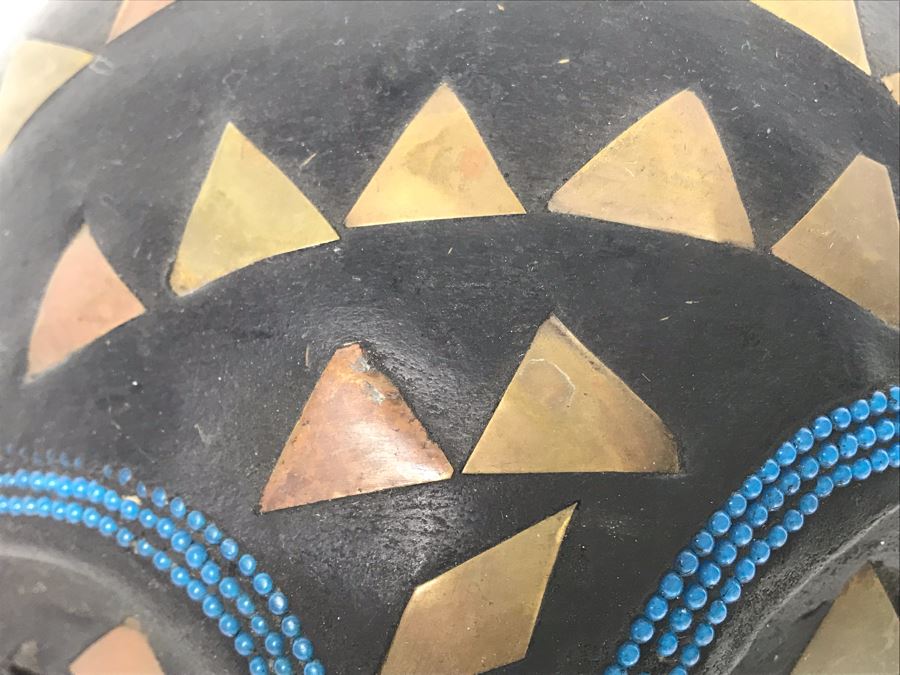 Vintage Ghana African Mask 8.5'W X 9.5'H X 3.5'H [Photo 7]