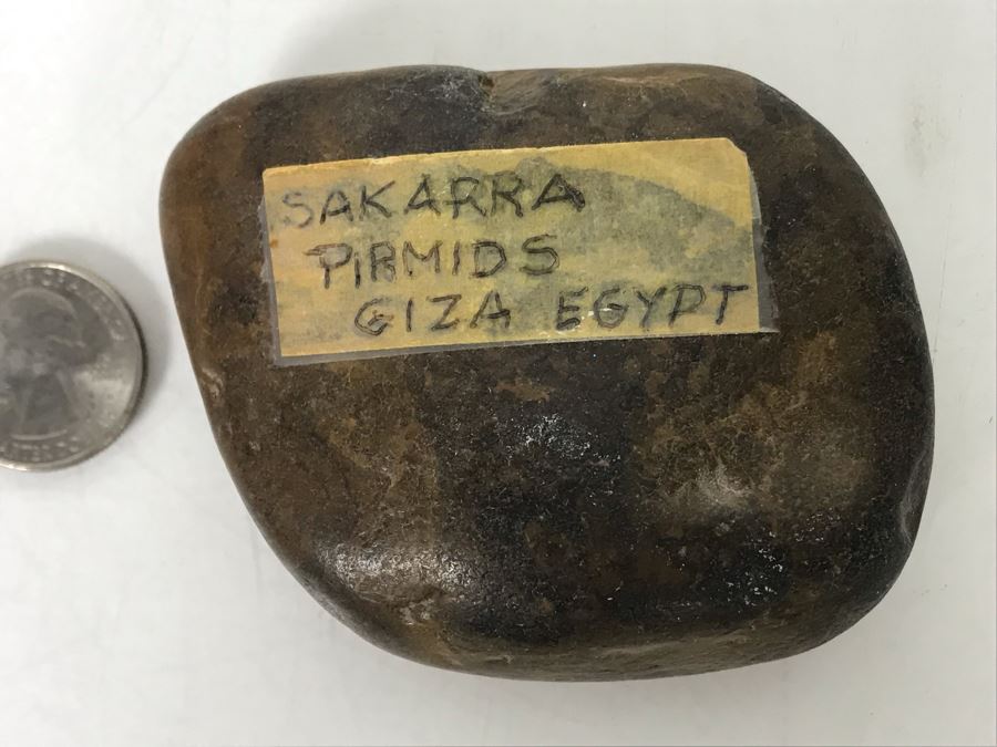 Ancient Rock From Sakkara (Saqqara) Pyramids In Giza Egypt [Photo 4]