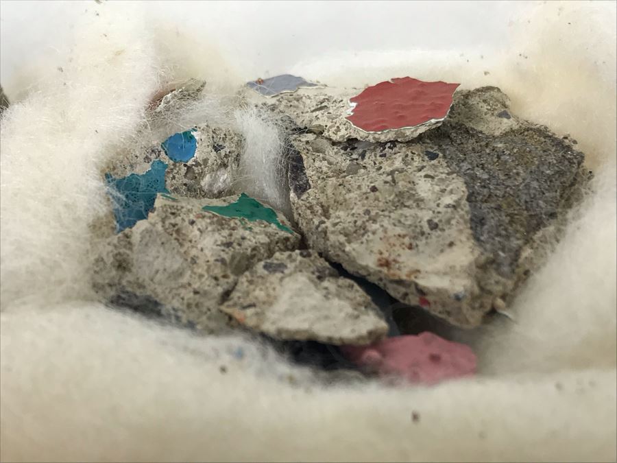 Pieces Of The Berlin Wall In Germany With Graffiti Paint Remaining On Rocks [Photo 5]
