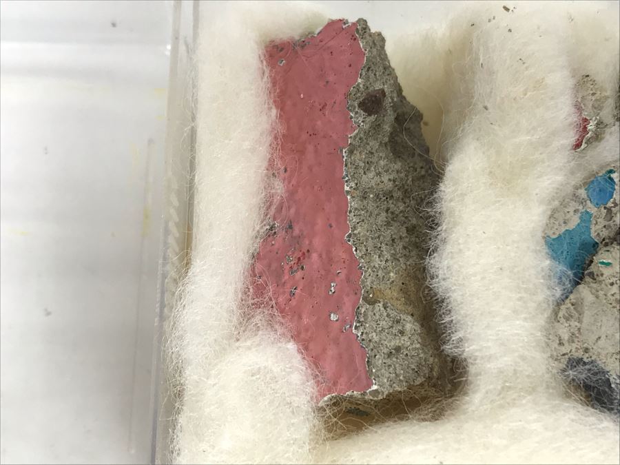 Pieces Of The Berlin Wall In Germany With Graffiti Paint Remaining On Rocks [Photo 3]