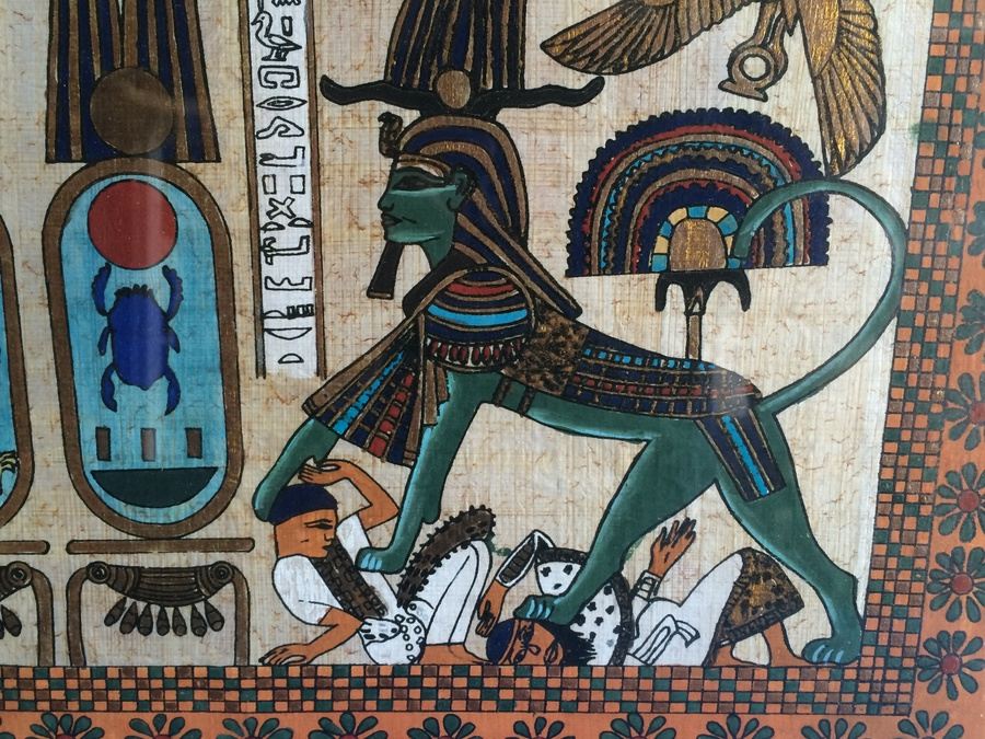 Egyptian Artwork - Signed by Artist [Photo 2]