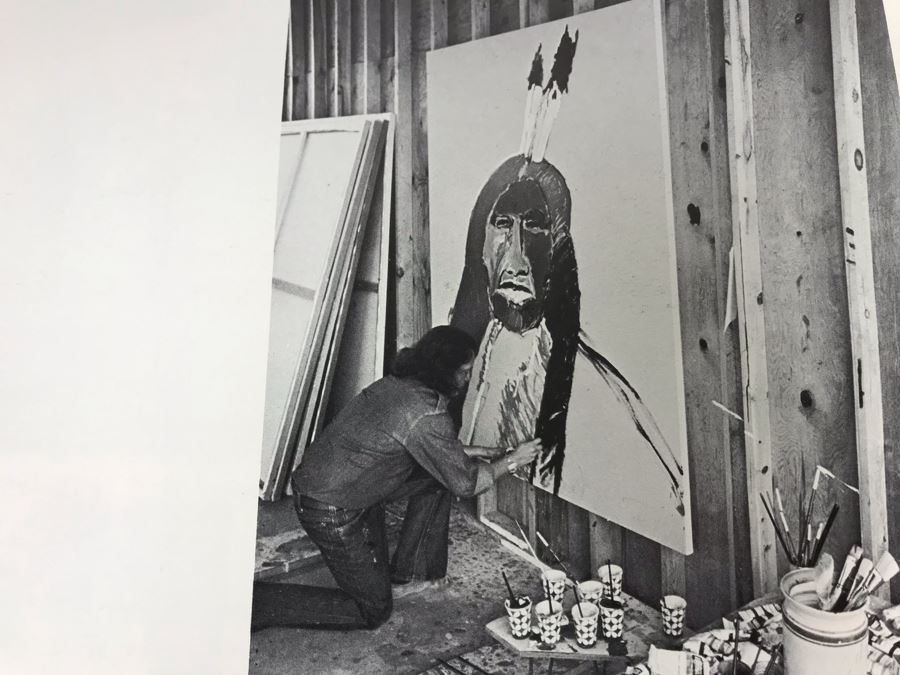 Hand Signed Fritz Scholder First Edition Artist Book Personalized To Jean Klafs 10'W X 11.5'H [Photo 17]