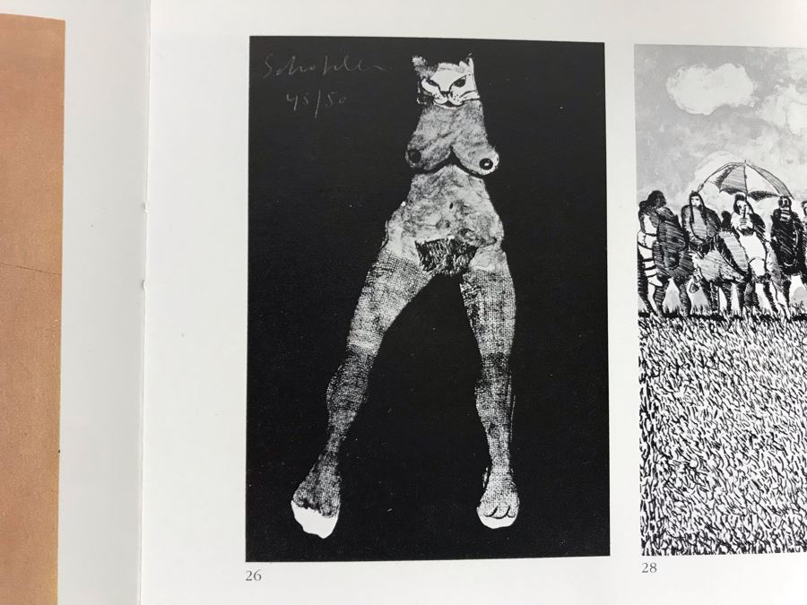 Hand Signed Fritz Scholder First Edition Artist Book Personalized To Jean Klafs 10'W X 11.5'H [Photo 29]